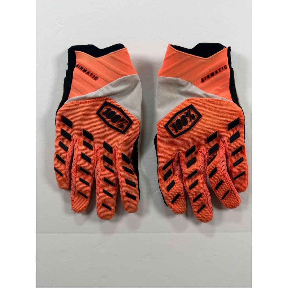 Fox Racing 100% Airmatic Motocross Gloves Adult Small Neon Orange MTB BMX Racing